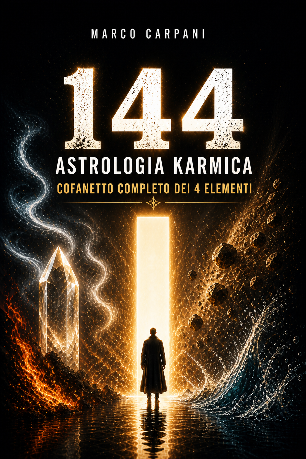 144 – COFANETTO ROSSO - Astrologia Karmica Elementale Evolutiva, Cristalli e Acque Informate - 4 Volumi - consegna in 10 giorni lavorativi