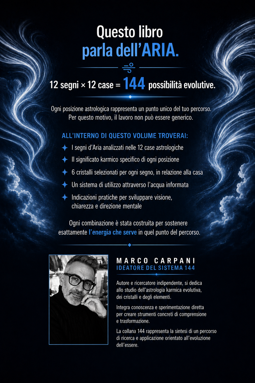 144 Astrologia Karmica Evolutiva Elementale e Cristalli - Libro 2 – Elemento dell’Aria - 15x21 pag.218 - consegna in 10 giorni lavorativi