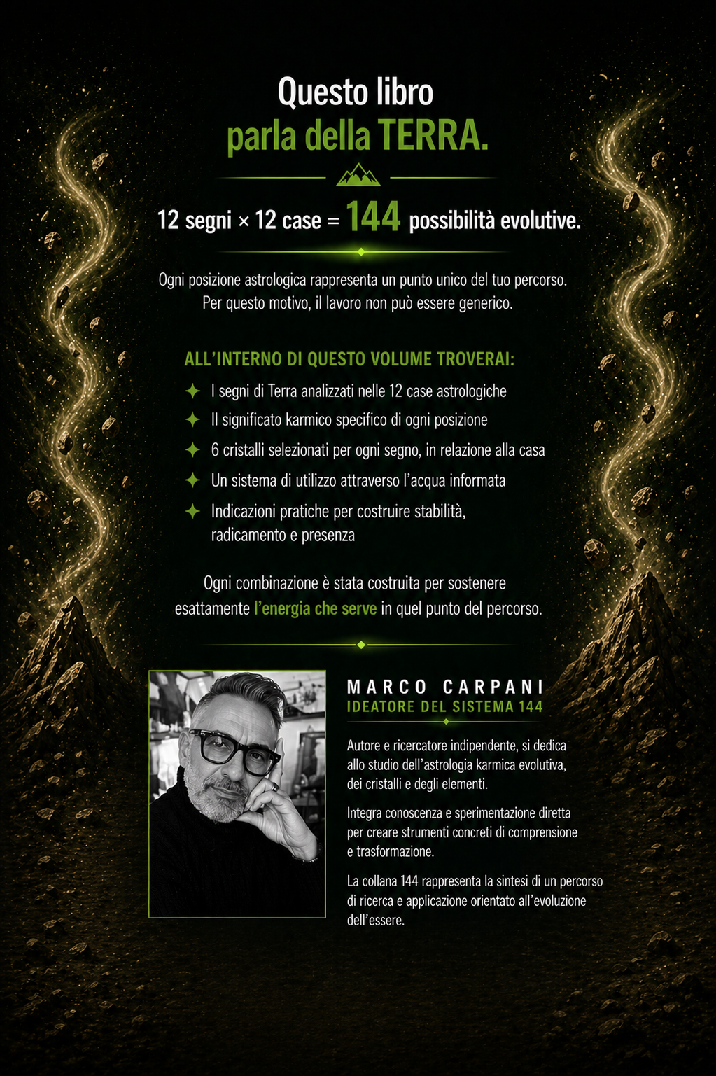 144 Astrologia Karmica Evolutiva Elementale e Cristalli - Libro 3 – Elemento della Terra  - 15X21 pag.216 - consegna in 10 giorni lavorativi