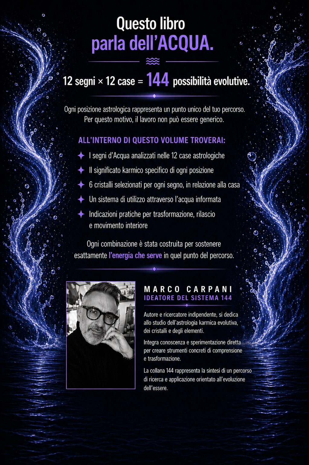 144 Astrologia Karmica Evolutiva Elementale e Cristalli - Libro 4 – Elemento dell’Acqua - 15x21 pag.217 - consegna in 10 giorni lavorativi